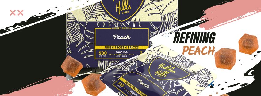 peach heady blend thc gummies